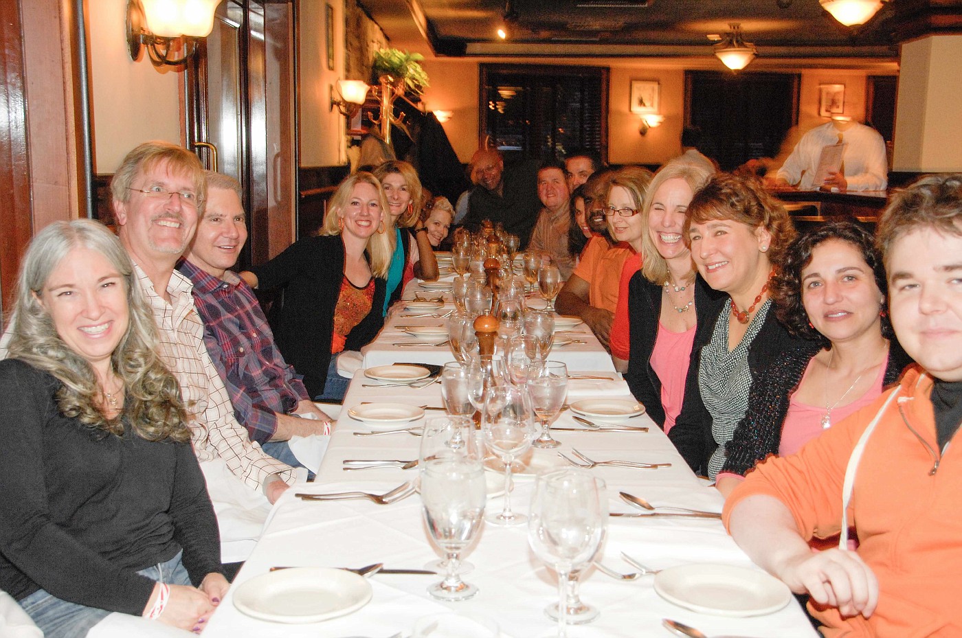 Group dinner at Boston Tea Party 2013