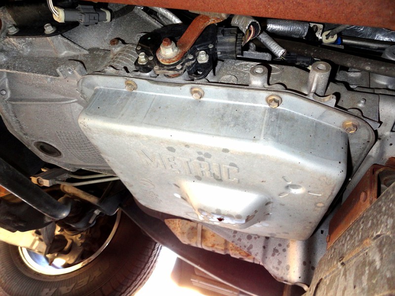 ford explorer transmission pan removal
