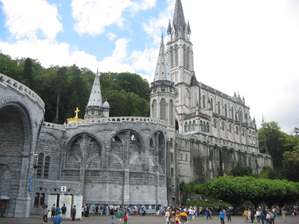 Photo: Cathedral at Lourdes | Lourdes album | >>>www.GaryGS1.com ...